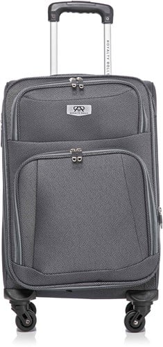Castillo Dubai Abudabi Handbagage Koffer - 55 cm - 42/46 Liter - Expandable - Grijs