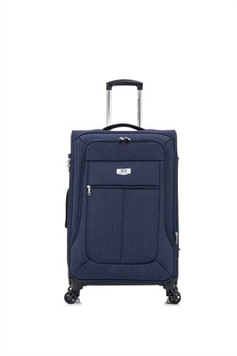 Royalty Rolls Abu Dhabi 2.0 Grote Koffer - 80 cm - 121 Liter - Exp - TSA Slot - Donkerblauw