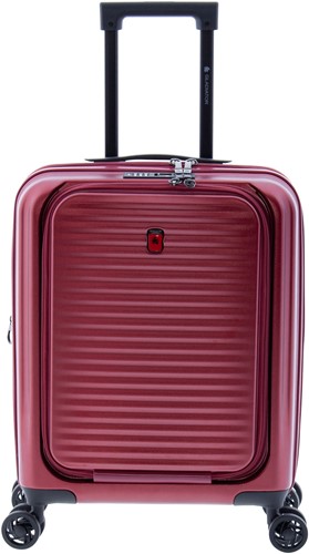 Gladiator Nomadtec Handbagage Koffer - 55 cm - 36/40 liter - Expandable - TSA slot - Rood