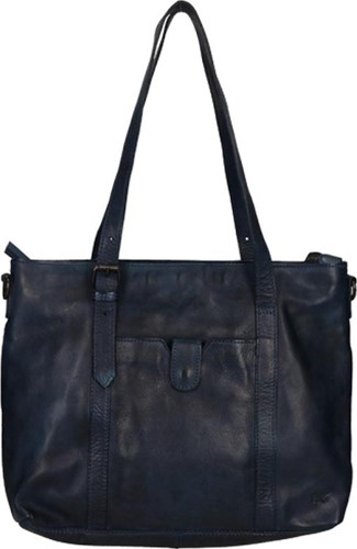 Bear Design Anja Leren Shopper - Blauw