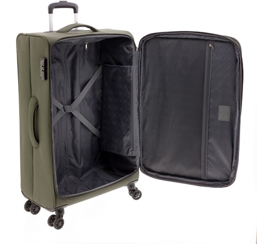 Gladiator Arctic Grote Koffer - 78 cm - 93/103 liter - Expandable - TSA slot - Donkergroen-2