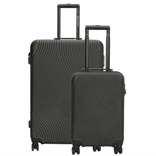 Enrico Benetti Louisville Kofferset 2-delig - 75 cm en 55 cm - Zwart