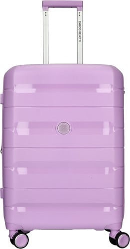 Enrico Benetti Montreal Grote Koffer 76 cm - 104/114 liter - Expandable - TSA Slot - Lila