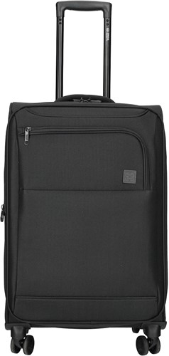 Enrico Benetti Oakville Middelgrote Koffer 65 cm - 52/65 liter - Expandable -TSA Slot - Zwart