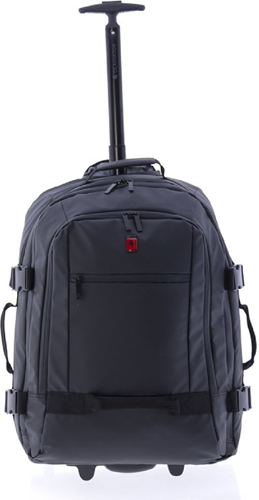 Gladiator Polar Handbagage Laptop Rugzak Trolley - 55 cm - 14 inch - Zwart