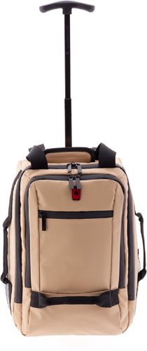 Gladiator Polar Kleine Handbagage Laptop Rugzak Trolley - 40 cm - 14 inch - Beige