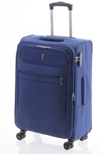 Gladiator 3D Middelgrote Koffer - 68 cm - 66/76 liter - Expandable - Blauw