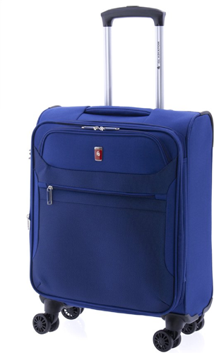 Gladiator 3D Handbagage Koffer - 55 cm - 36/43 liter - Expandable - Blauw
