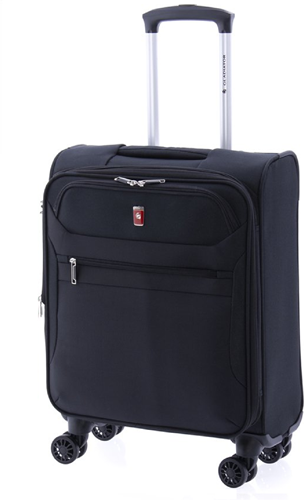 Gladiator 3D Handbagage Koffer - 55 cm - 36/43 liter - Expandable - Zwart