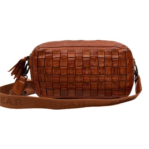 Bear Design Josje Leren Schoudertas - Cognac