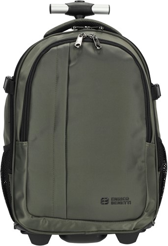 Enrico Benetti Innsbruck Laptop Rugzaktrolley - 13 inch - Olijfgroen
