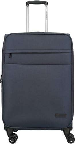 Enrico Benetti Innsbruck Middelgrote Stoffen Koffer 68 cm - 60/70 liter - Expandable - Blauw