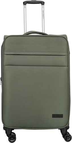 Enrico Benetti Innsbruck Middelgrote Stoffen Koffer 68 cm - 60/70 liter - Expandable - Olijgroen