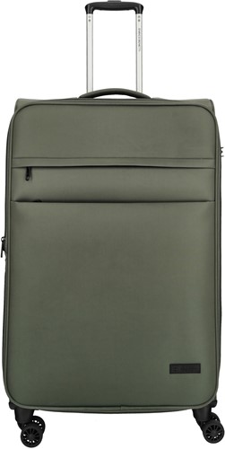 Enrico Benetti Innsbruck Grote Stoffen Koffer 78 cm 85/100 liter - Expandable - Olijfgroen