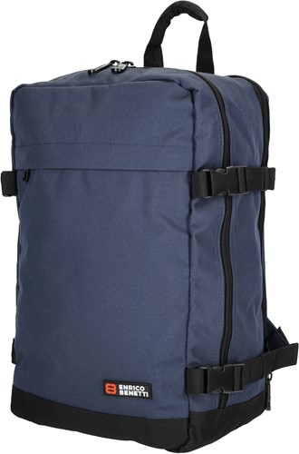 Enrico Benetti Amsterdam Handbagage Reistas / Underseater / Laptoprugzak 13 inch - Blauw