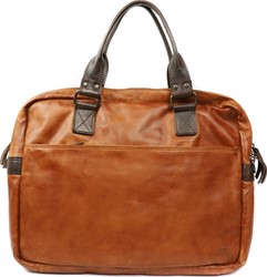 Bear Design Leandro Leren Laptoptas - 15 inch - Cognac / Bruin