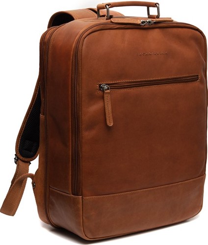 The Chesterfield Brand Jamaica Waxed Pull Up Rugzak - Cognac