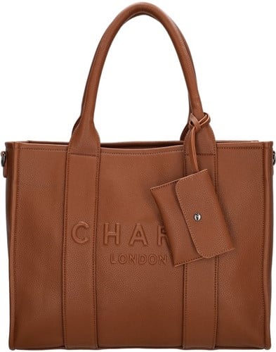 Charm London Bond Laptoptas - 15,6 inch - Bruin