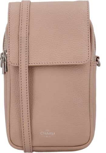 Charm London Washington Leren Telefoontasje - Oudroze