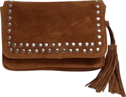 Castillo  Suede Vibes S Sh.bag Studs Chestnut