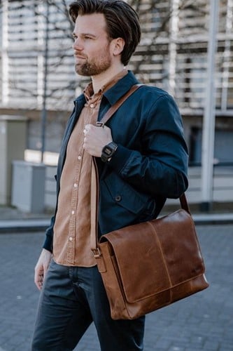 DSTRCT Limited Messengerbag / Schoudertas - Cognac