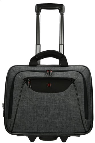 Enrico Benetti Frankfurt Laptoptrolley - 17 inch - Grijs