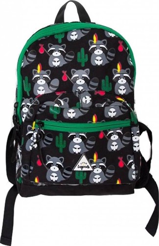 Little Legend  Kinder Rugzak L Raccoon Multi