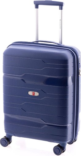 Gladiator Boxing Handbagage Koffer Expandable - 55 cm - 36/40 liter - Expandable - TSA slot - Donkerblauw