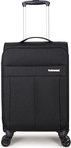 Decent D-Upright Handbagage Koffer - 55 cm - 34 Liter - TSA Slot - Zwart