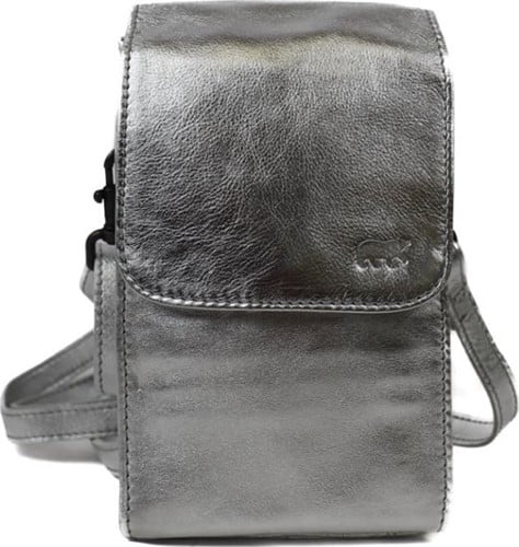 Bear Design Robbie 2.0 Leren Crossbodytas / Schoudertas - Zilver