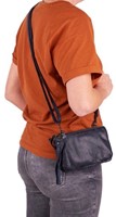 Bear Design Umi 2 Leren Schoudertas / Clutch - Blauw-3