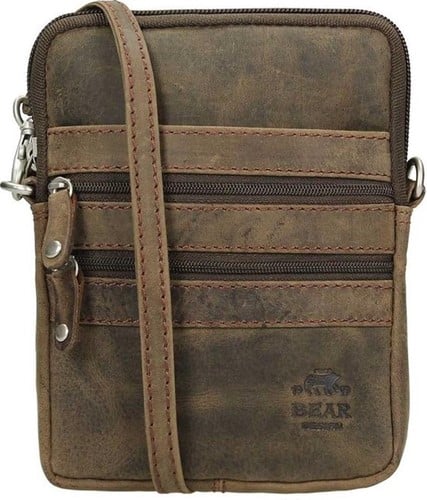 Bear Dark Nature Crossbody Vikas Brown
