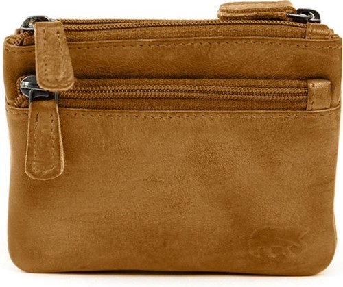 Bear Design Navina 2-vaks Ritsportemonnee / Sleuteletui - Taupe