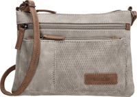 Beagles Brunette Schoudertas / Crossbodytas - Lichtgrijs
