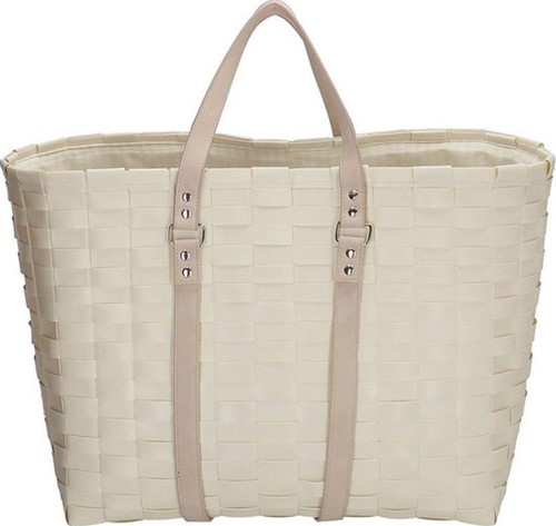 PE Florence Recycle Life Strandtas - Creme