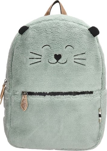 Zebra Trends Teddy Cat Rugzak - Mint