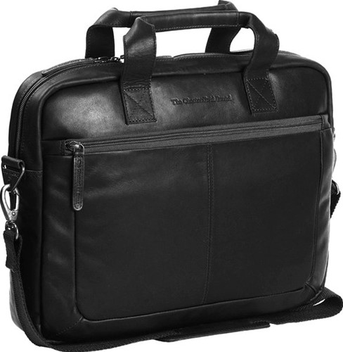 Chesterfield Cow Waxed Laptoptas Calvi 15,6 Black"