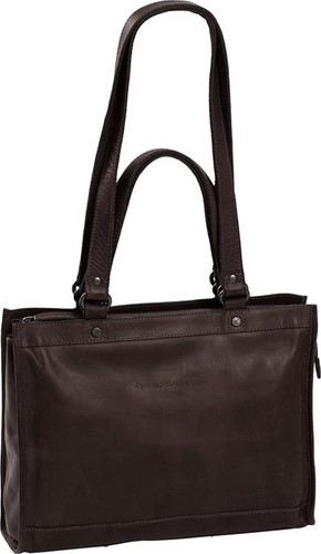 Chesterfield Cow Waxed Shopper Lille Brown