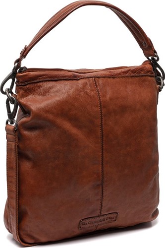 Chesterfield Schoudertas Alba Washed Vintage Cognac