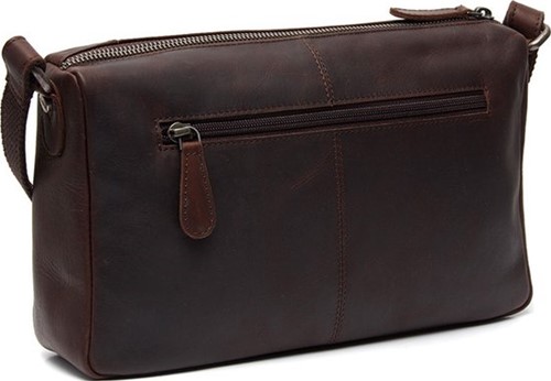 The Chesterfield Brand Alberta Waxed Pull Up Schoudertas - Bruin-3