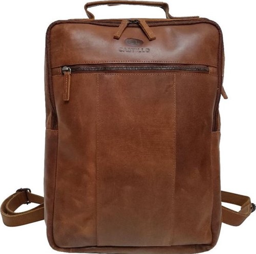 Castillo  Hunter Falcon Rugzak A4 Laptopvak 15,6" Cognac