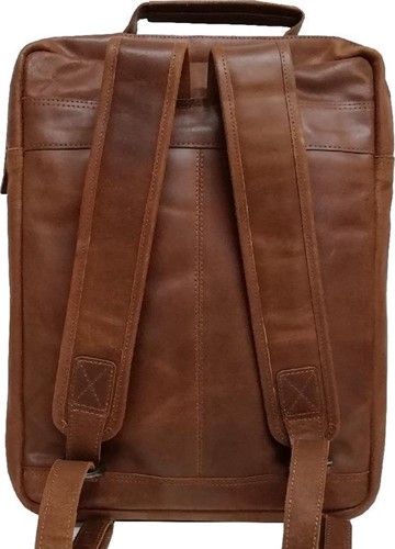 Castillo  Hunter Falcon Rugzak A4 Laptopvak 15,6" Cognac-3