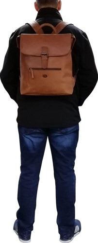 Castillo  Hunter (Ardee) Tullow Leren Lapt Rugz 13,3" Cognac-3