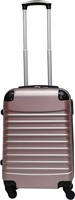 Castillo Quadrant 3 delige ABS Kofferset - 2 x handbagage koffer / 1 x grote koffer - Rosé Gold-2