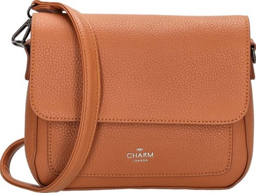 Charm London New York Schoudertas - Cognac