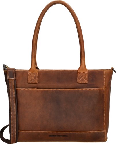 Hide & Stitches Japura Handtas - Cognac
