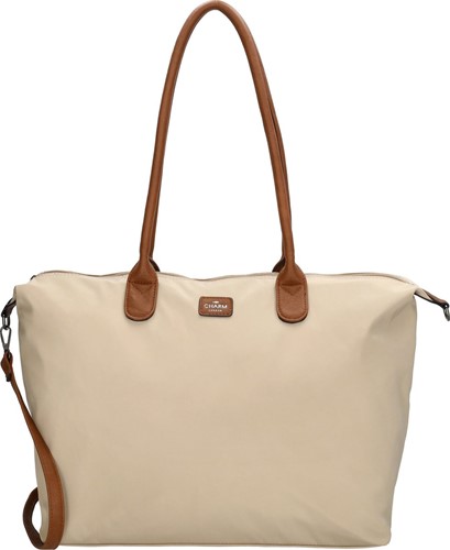 Charm London Buckingham Laptoptas - Zand