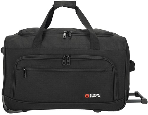 Enrico Benetti Brussels Wieltas 50 cm - Reistas 45 Liter - Zwart