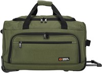 Enrico Benetti Brussels Wieltas 50 cm - Reistas 45 Liter - Olijfgroen