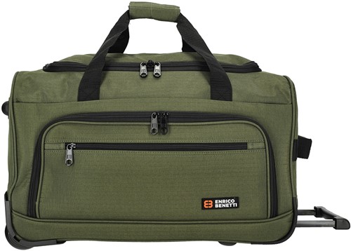 Enrico Benetti Brussels Wieltas 50 cm - Reistas 45 Liter - Olijfgroen